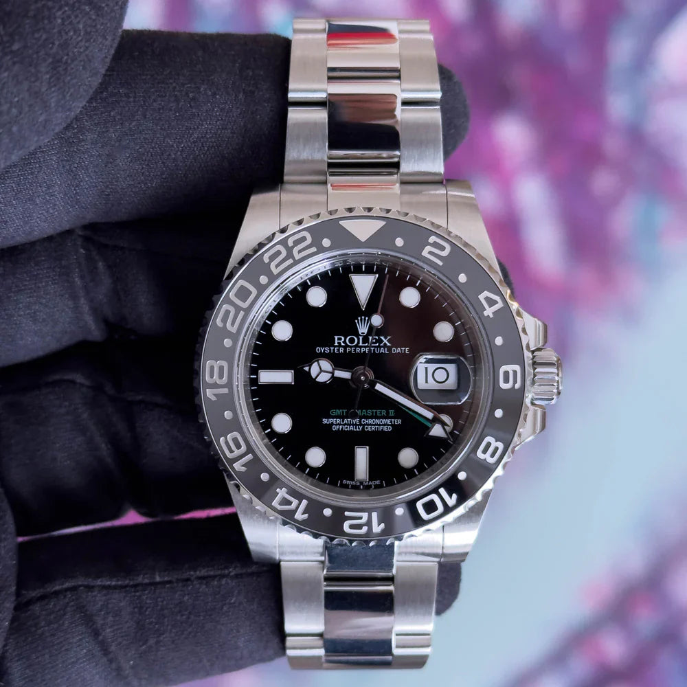 "Rolex watch Two tones. One legend. A bezel that moves with you."
